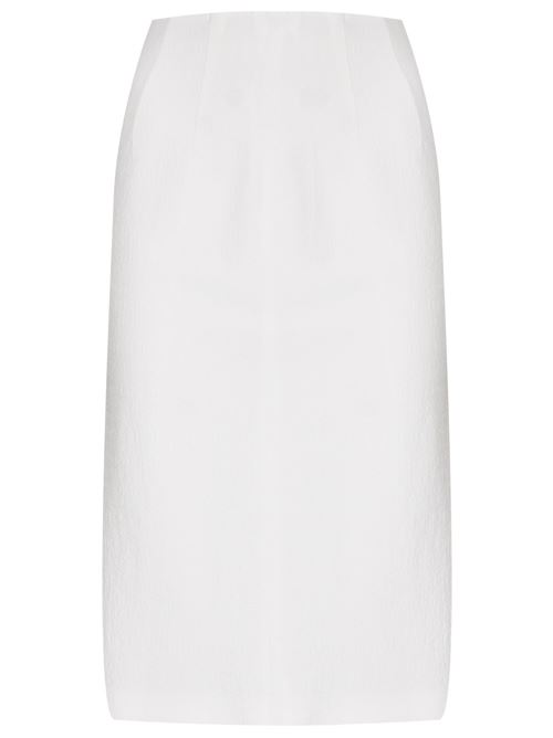 White stretch-design woman skirt Patrizia Pepe | 8G0394A108W146